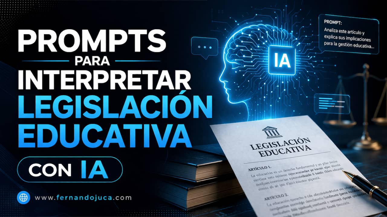 Prompts para interpretar legislación educativa con IA
