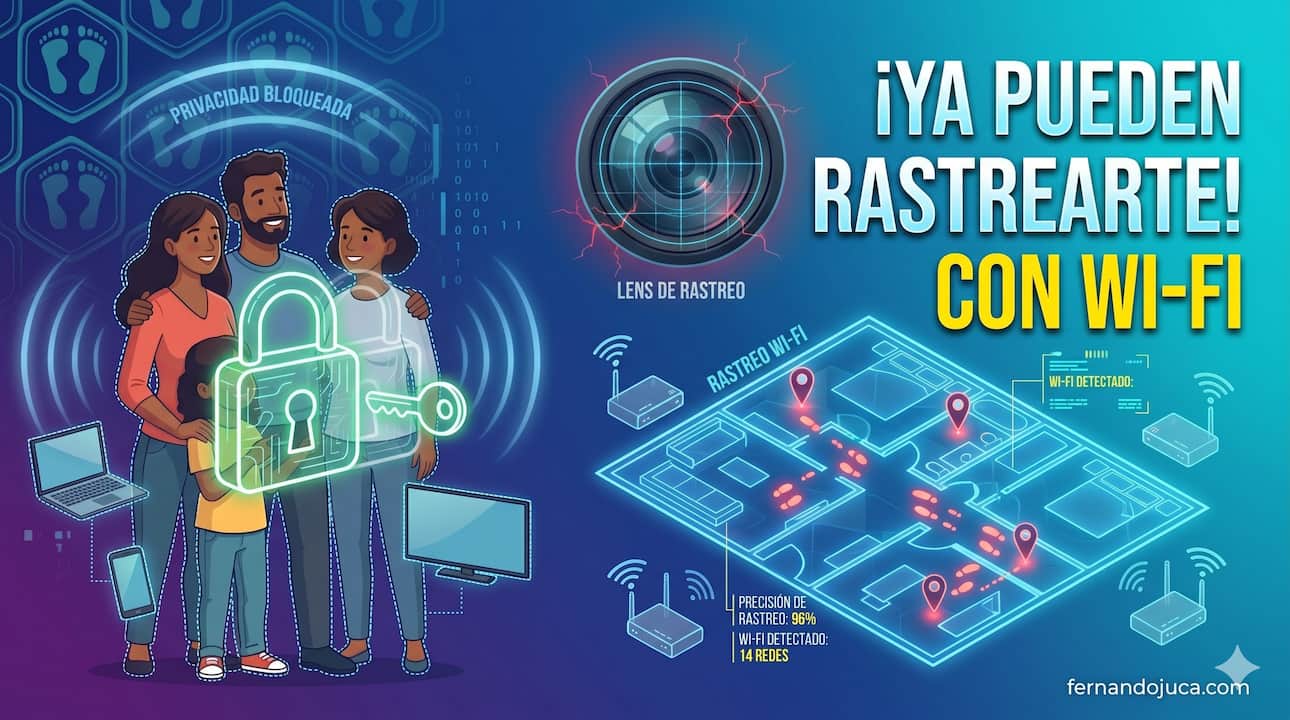 Ya pueden rastrearte con Wi-Fi (sin cámaras) 📡