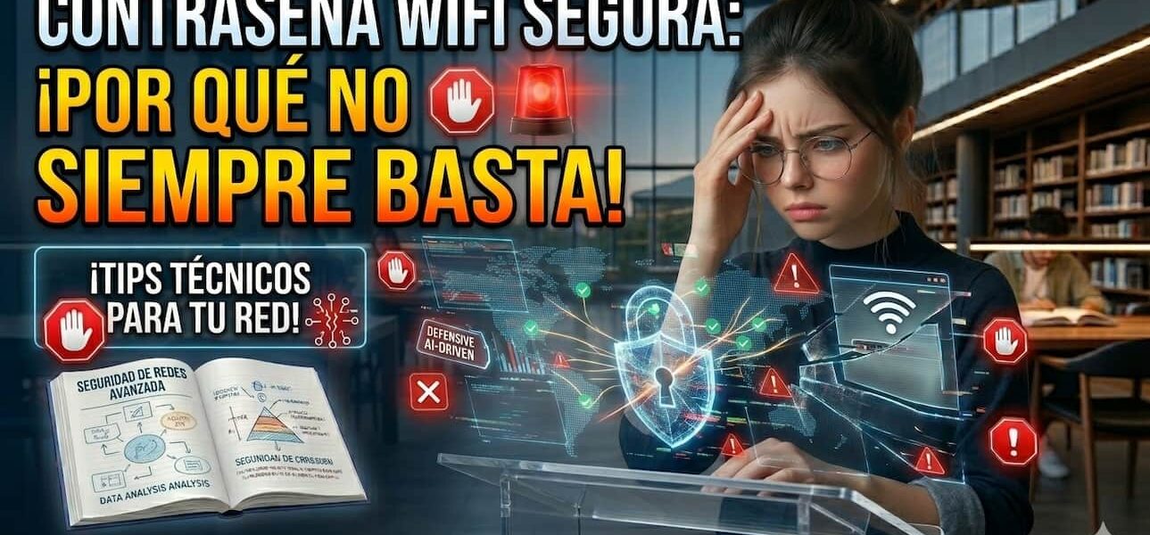 Contraseña WiFi segura: por qué no siempre basta