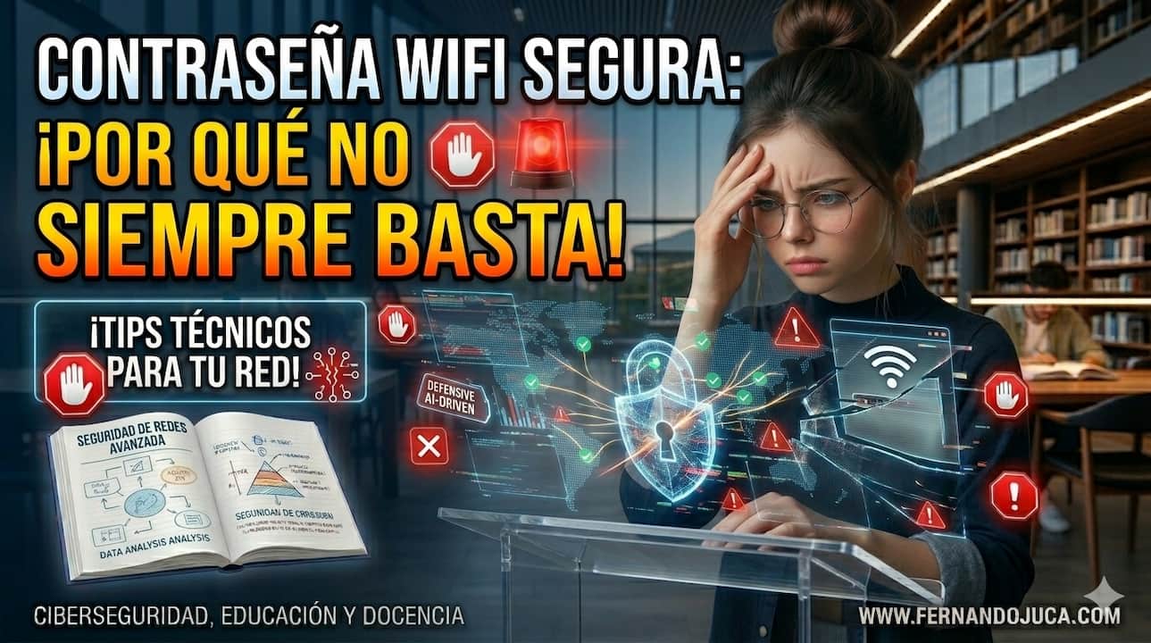 Contraseña WiFi segura: por qué no siempre basta