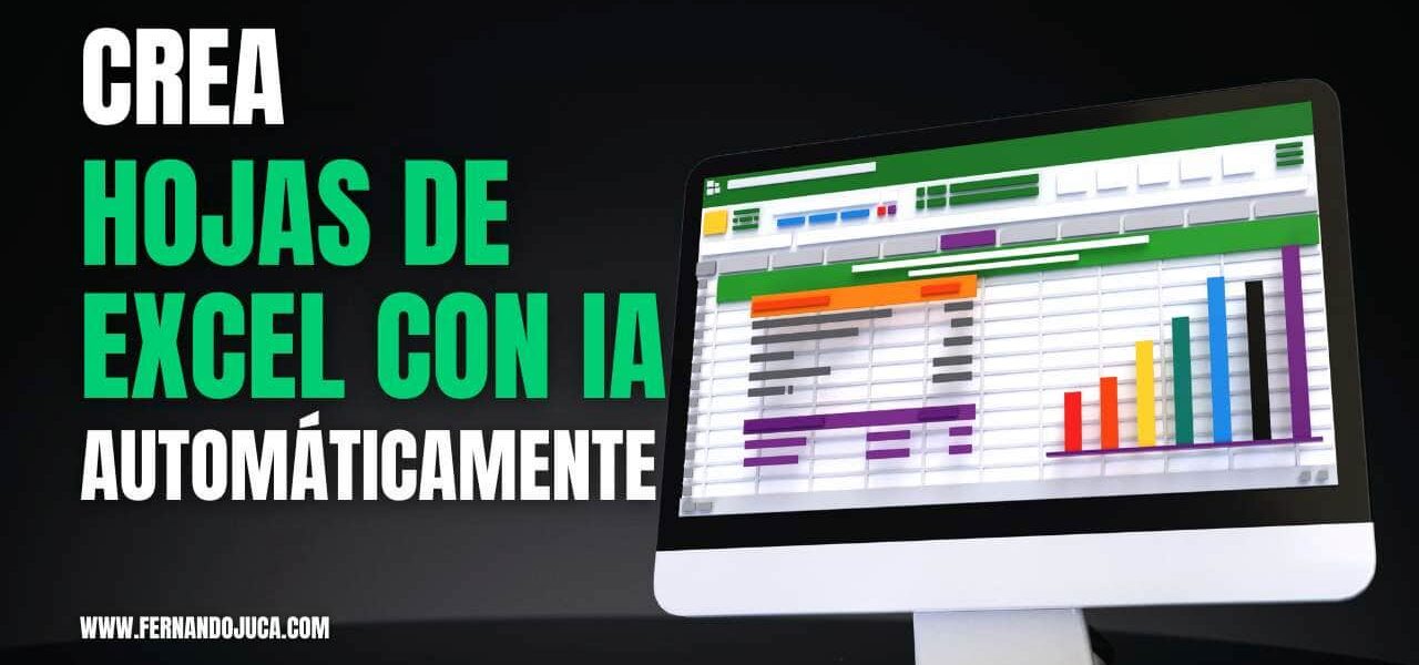 Crea hojas de Excel con IA: fórmulas, gráficos y análisis automático