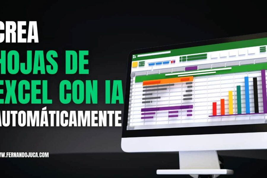 Crea hojas de Excel con IA: fórmulas, gráficos y análisis automático