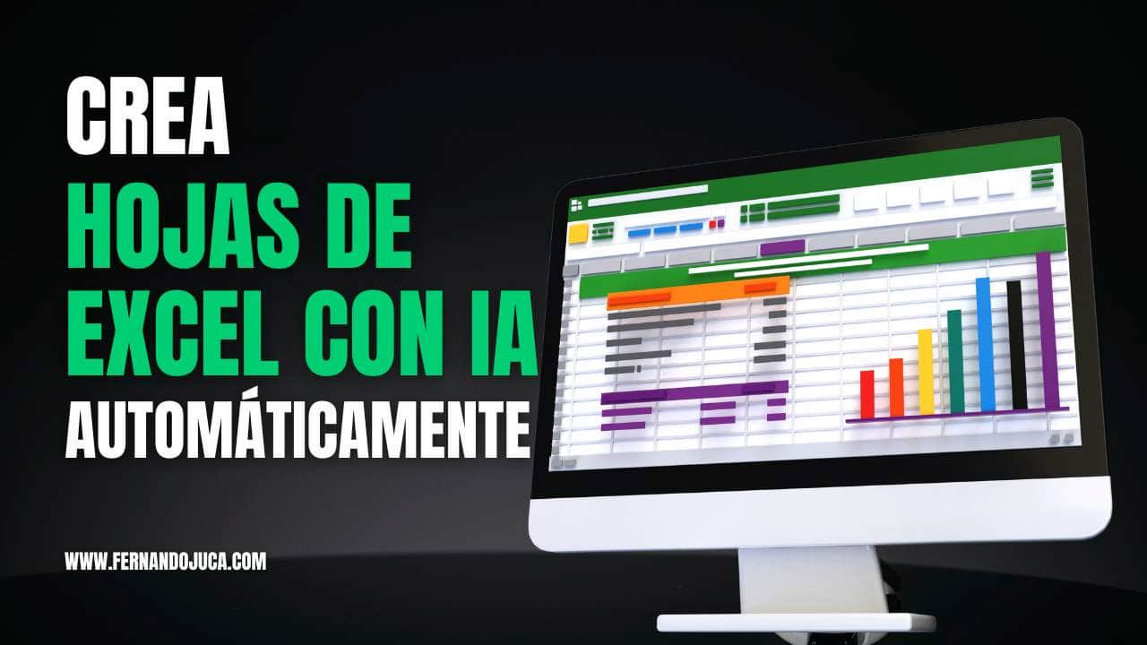 Crea hojas de Excel con IA: fórmulas, gráficos y análisis automático