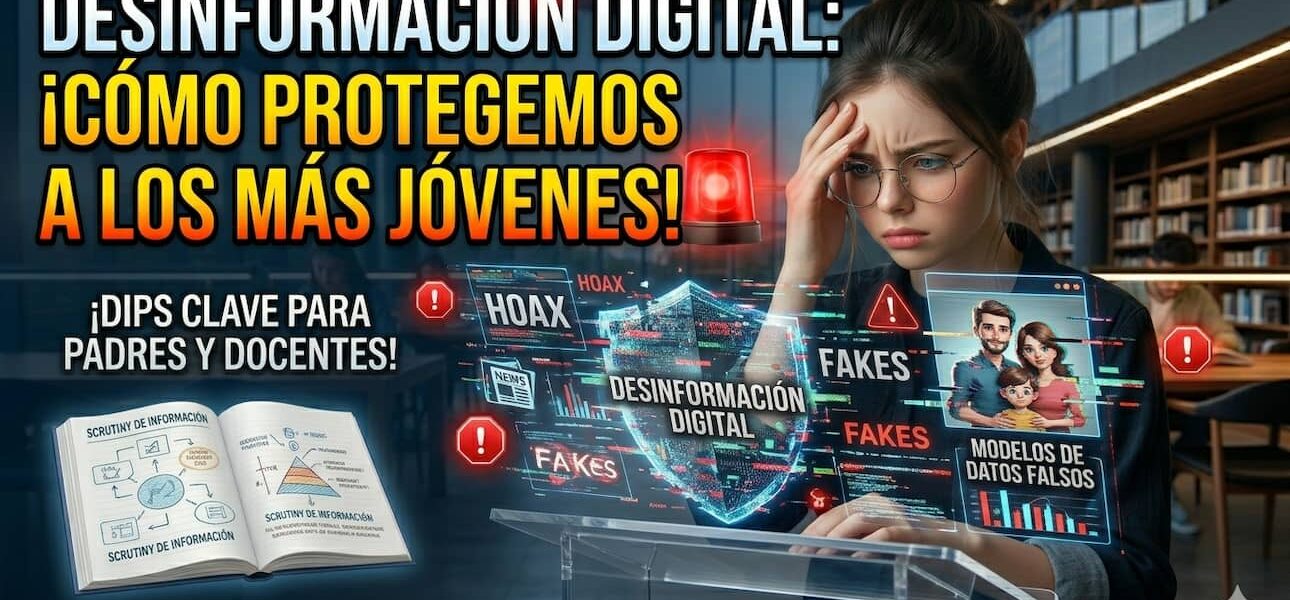 Desinformación digital: cómo proteger a niños y adolescentes