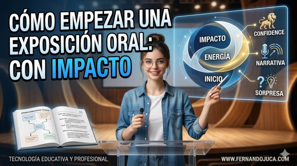 Cómo empezar una exposición oral con impacto
