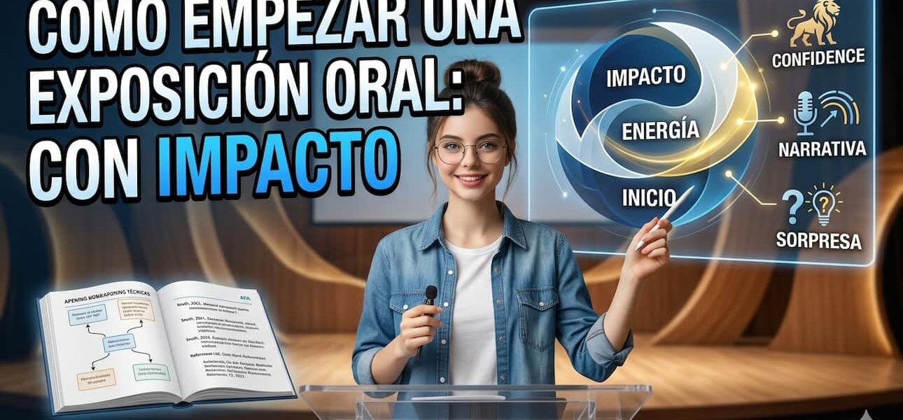 Cómo empezar una exposición oral con impacto