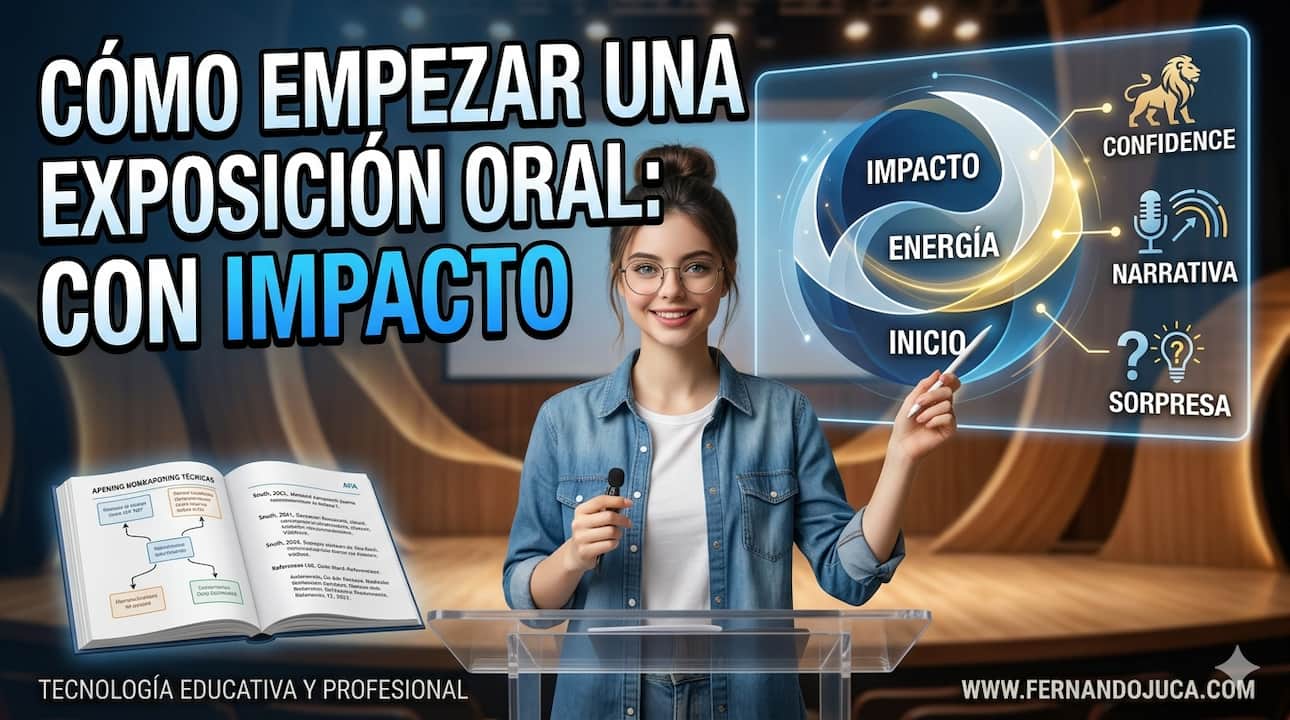 Cómo empezar una exposición oral con impacto