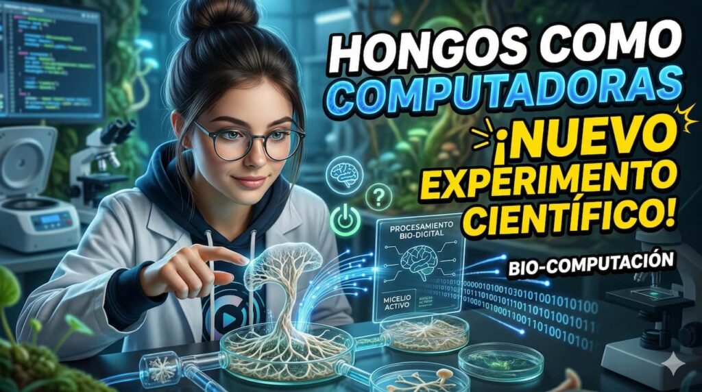 Hongos como computadoras: el nuevo experimento científico