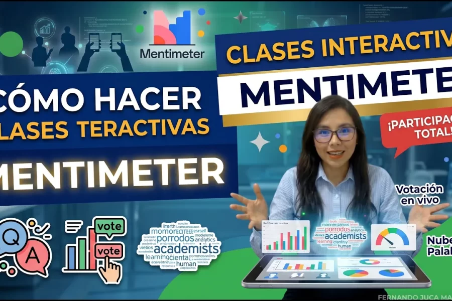 Mentimeter: cómo hacer clases interactivas en minutos (guía práctica docente)