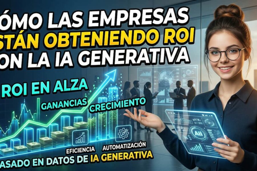 Cómo las empresas están obteniendo ROI con la IA generativa