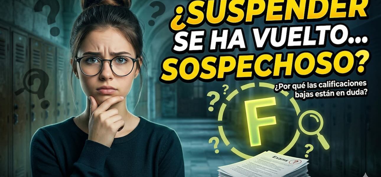 ¿Suspender en la escuela se ha vuelto sospechoso?