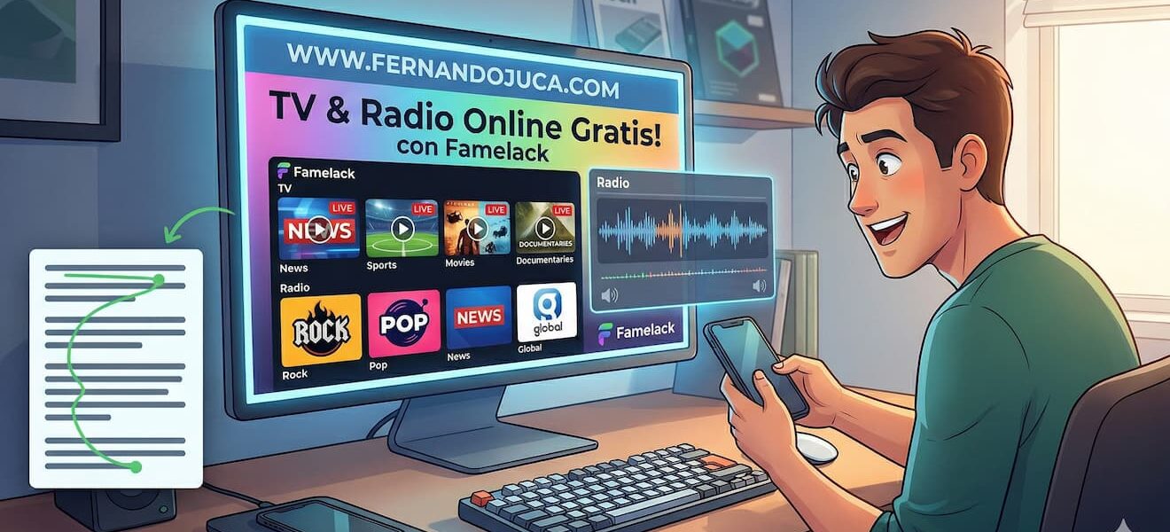 TV & Radio Online Gratis! con Famelack