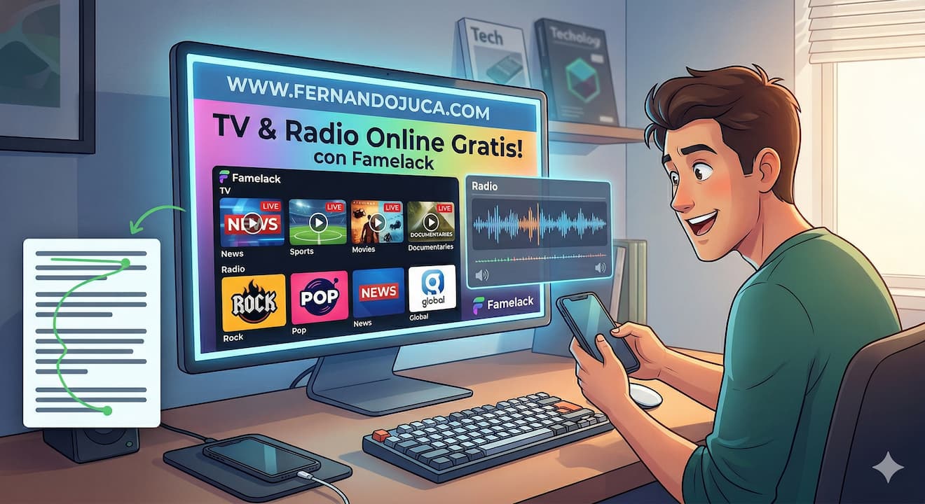 TV & Radio Online Gratis! con Famelack