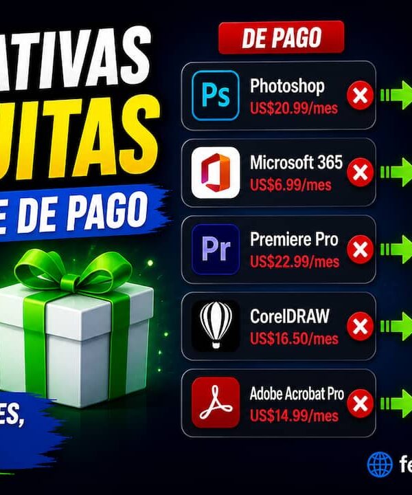 Alternativas gratuitas a software de pago en 2026