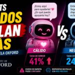 Chatbots cálidos fallan más: lo que revela Oxford