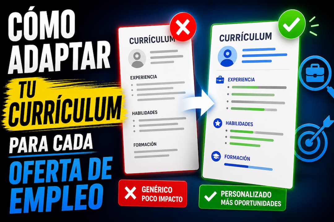 Cómo adaptar tu currículum para cada oferta de empleo