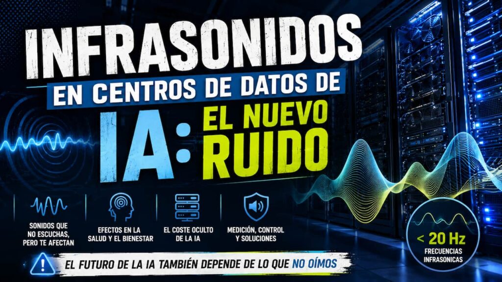 Infrasonidos en centros de datos de IA: el nuevo ruido