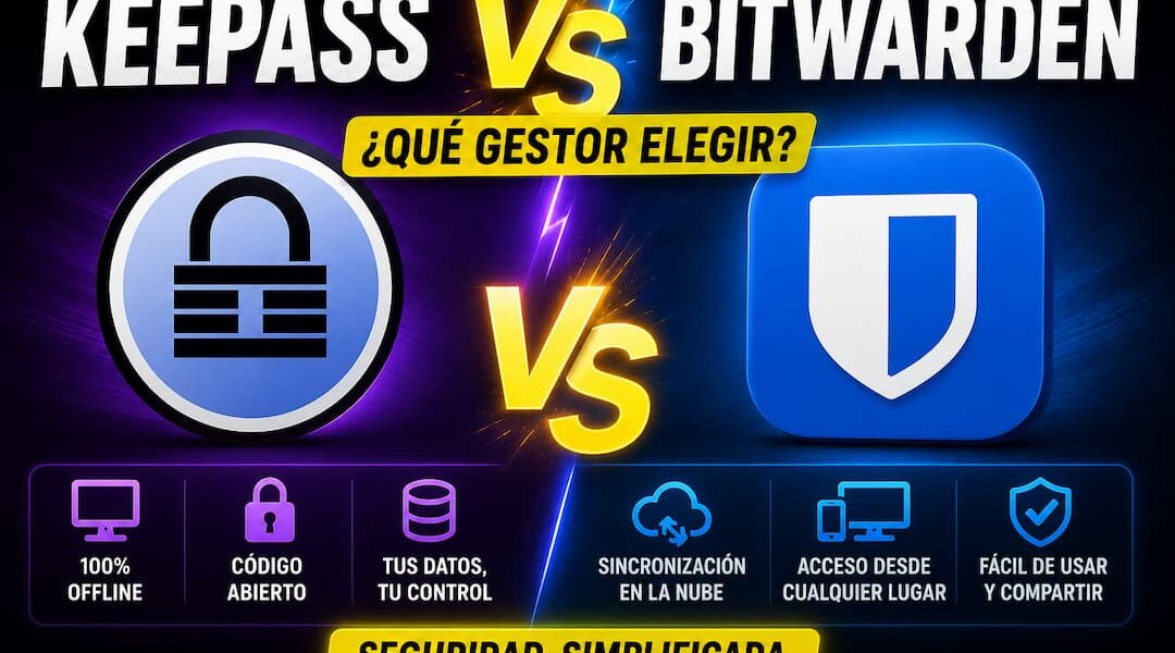KeePass vs Bitwarden: qué gestor elegir
