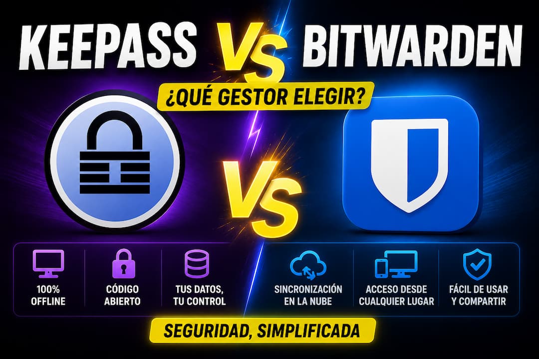 KeePass vs Bitwarden: qué gestor elegir