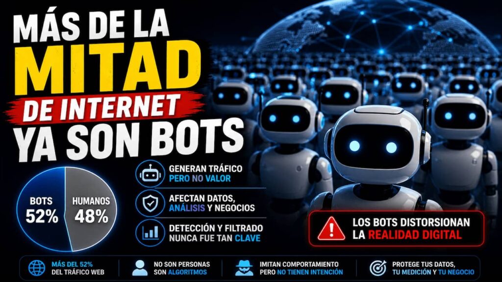 Más de la mitad de Internet ya son bots