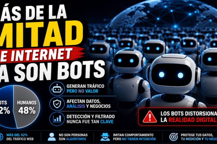 Más de la mitad de Internet ya son bots
