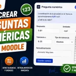 Preguntas numéricas en Moodle: guía práctica