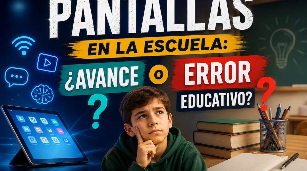 Pantallas en la escuela: ¿avance o error educativo?