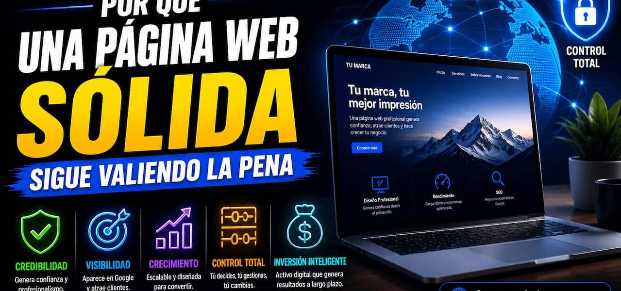 Por qué una página web sólida sigue valiendo la pena