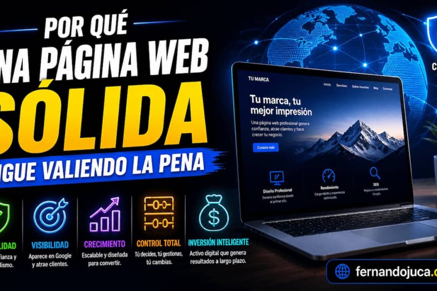 Por qué una página web sólida sigue valiendo la pena