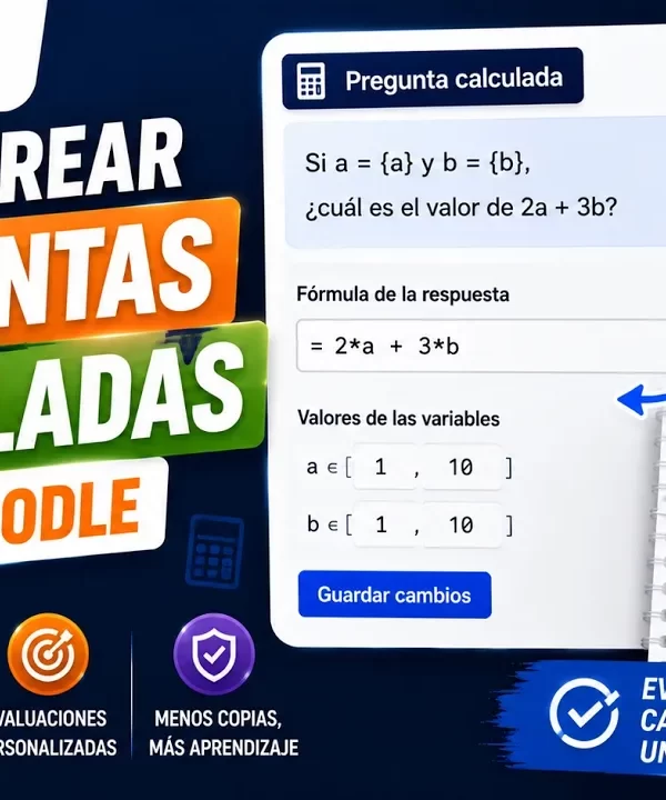 Preguntas calculadas en Moodle: valores aleatorios