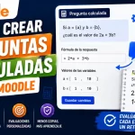 Preguntas calculadas de opción múltiple en Moodle