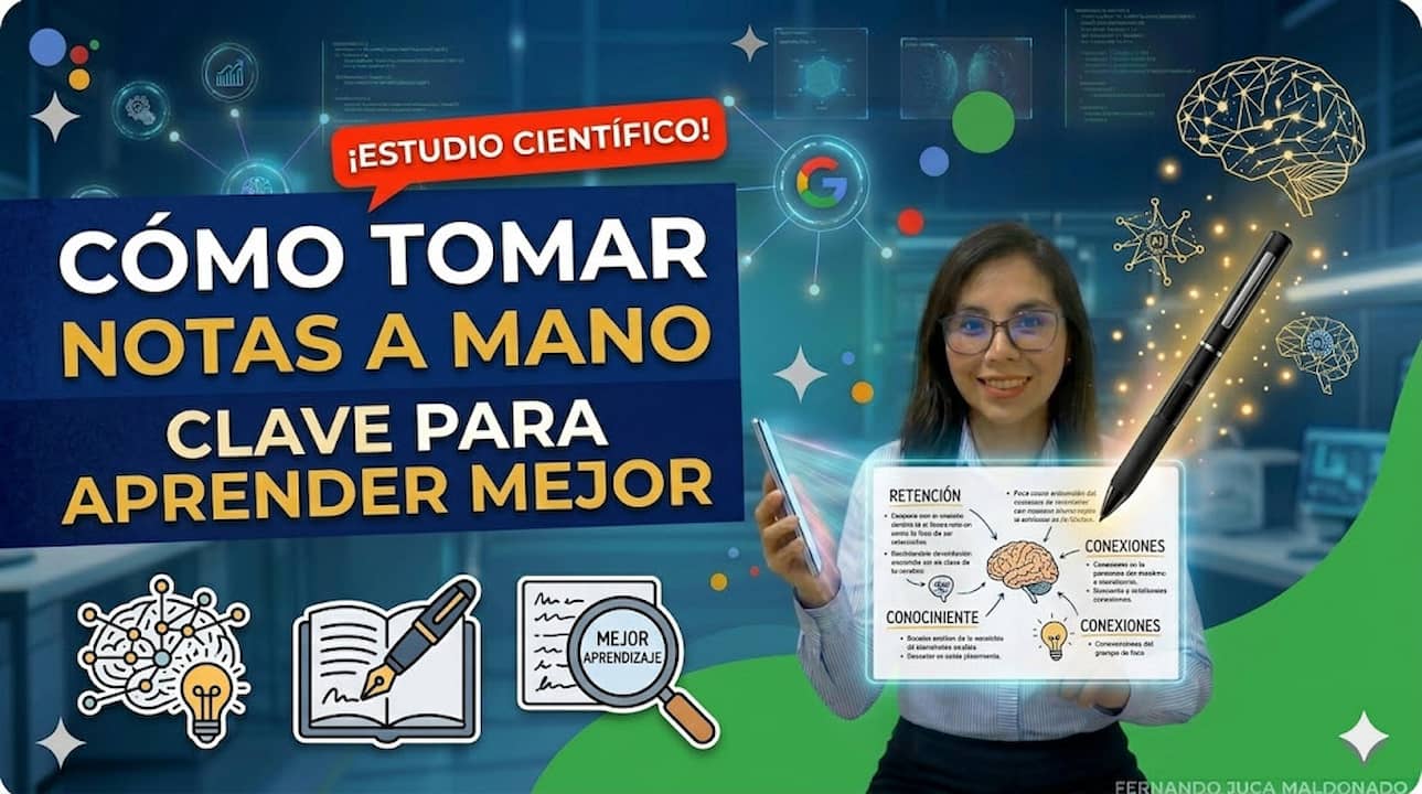 Tomar notas a mano: clave para aprender mejor