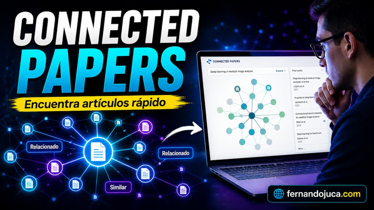 Connected Papers: cómo descubrir artículos relacionados