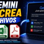 Gemini ya crea archivos Word, Excel y PDF