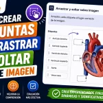 Arrastrar y soltar sobre imagen en Moodle