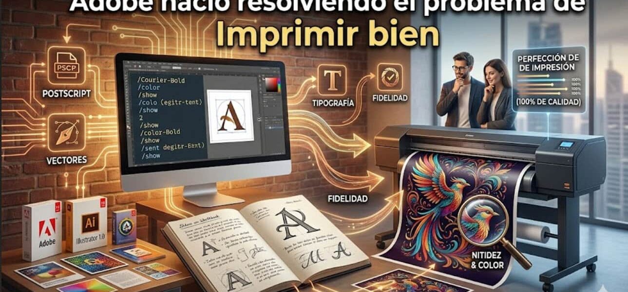 Adobe nació resolviendo el problema de imprimir bien