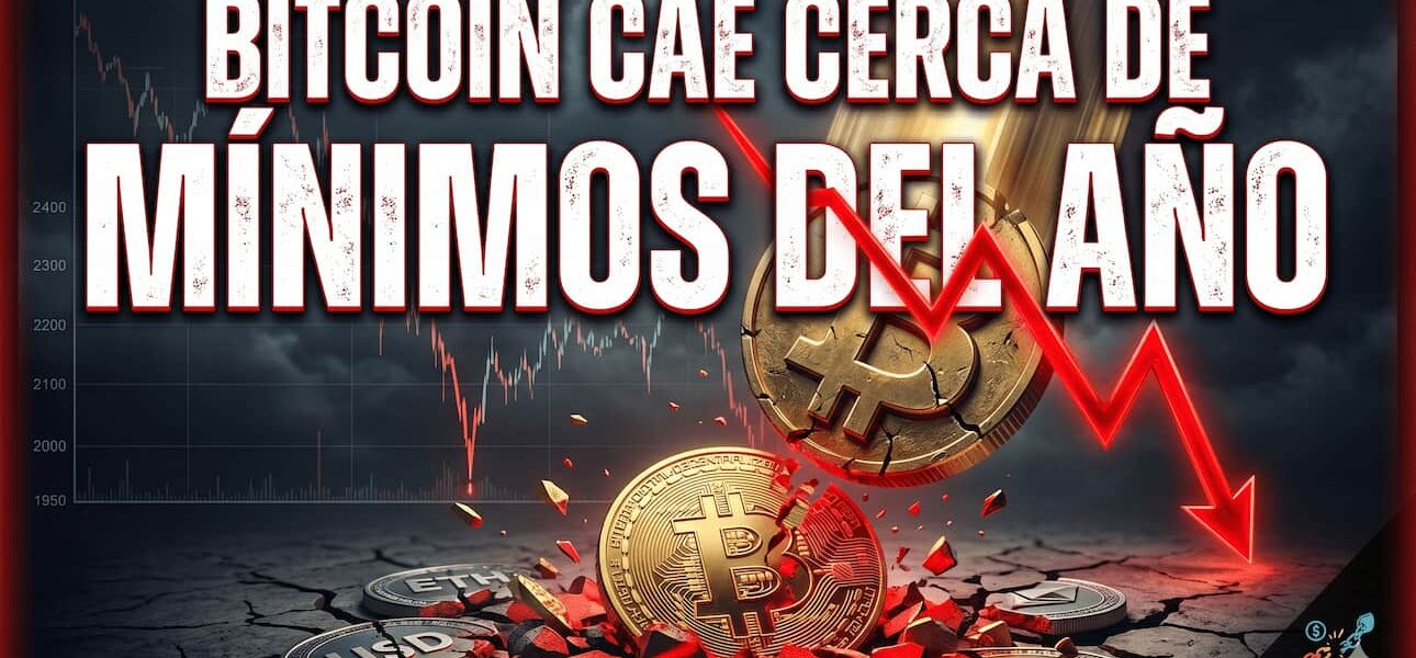 Bitcoin cae cerca de mínimos del año: qué está pasando con el mercado cripto