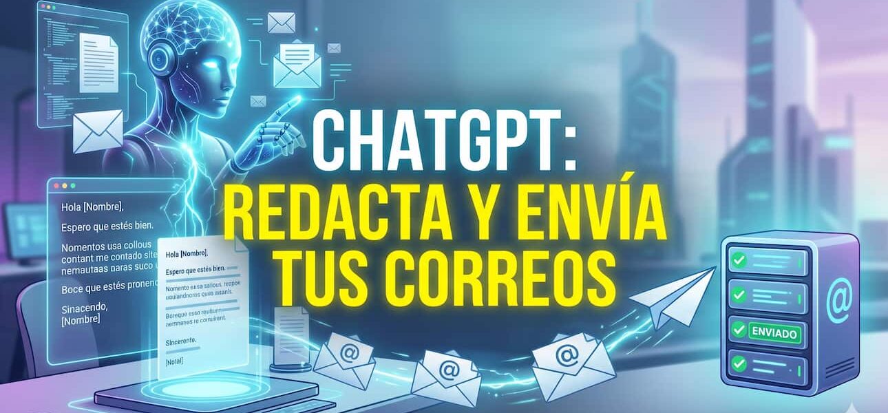 ChatGPT ya puede ayudarte a redactar y enviar correos