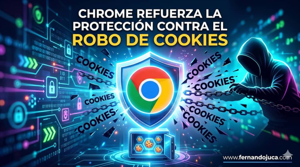 Chrome refuerza la protección contra el robo de cookies