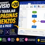 Páginas en Microsoft Visio: cómo organizarlas bien | Tema 20