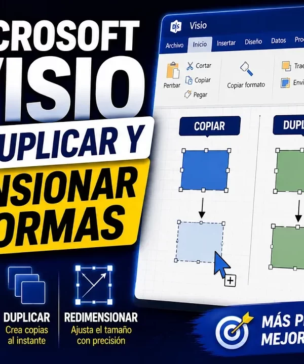 Trabajar con formas en Microsoft Visio