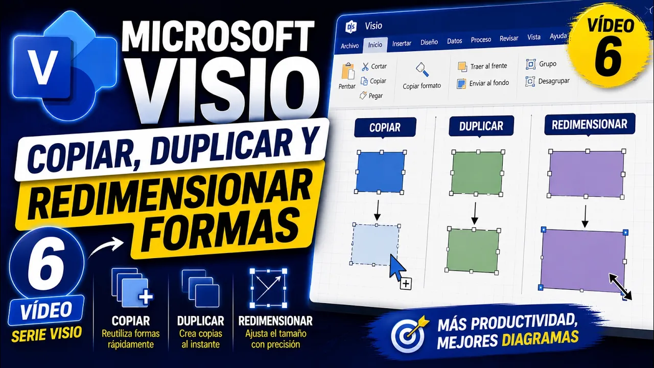 Trabajar con formas en Microsoft Visio