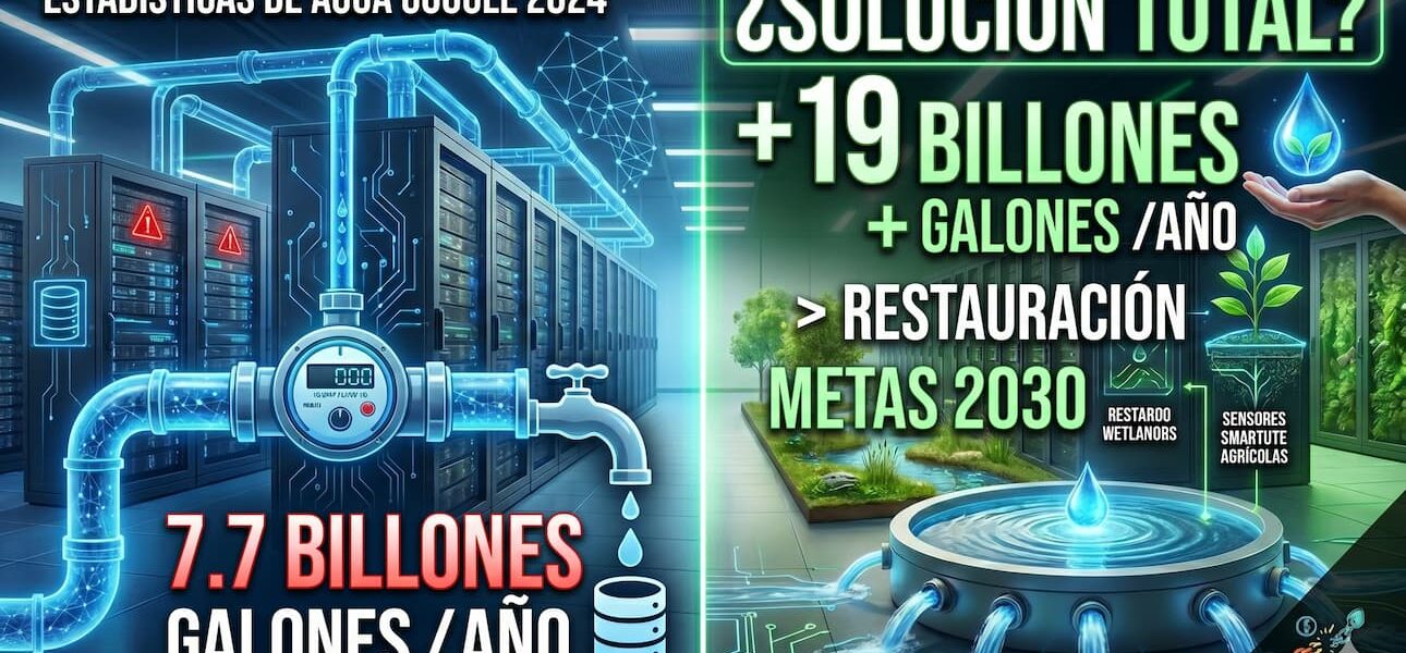 Google y el consumo de agua en centros de datos: el reto ambiental de la IA