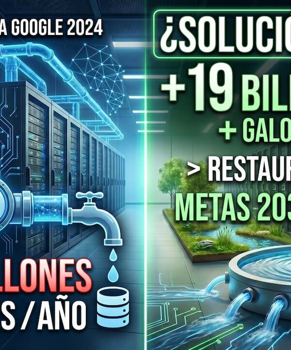 Google y el consumo de agua en centros de datos: el reto ambiental de la IA