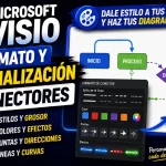 Formato de conectores en Microsoft Visio | Tema 11