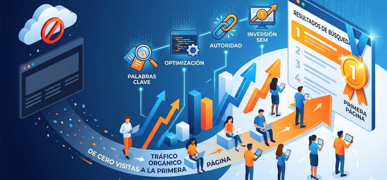 ¿Cómo pasar de cero visitas a dominar la primera página?