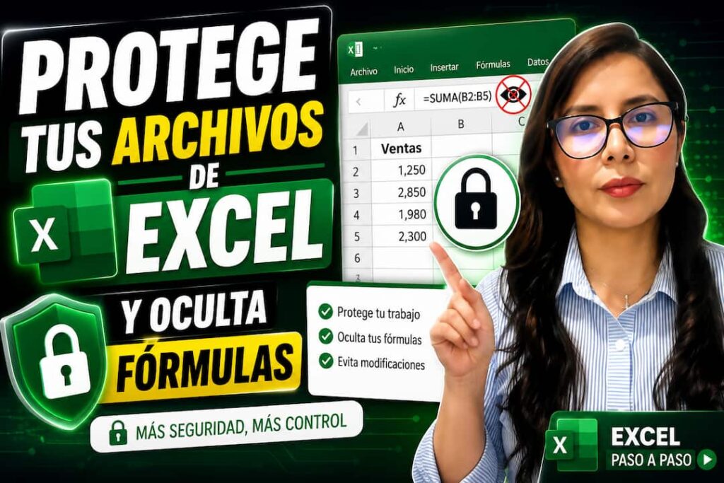 Proteger hojas de Excel y ocultar fórmulas