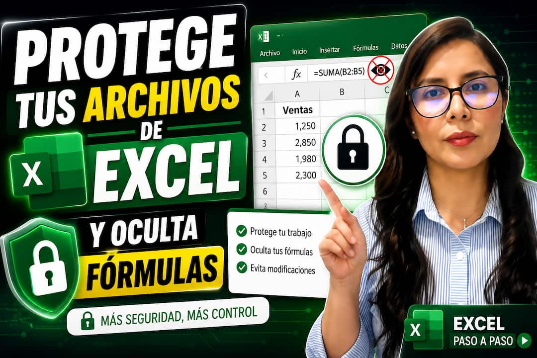 Proteger hojas de Excel y ocultar fórmulas