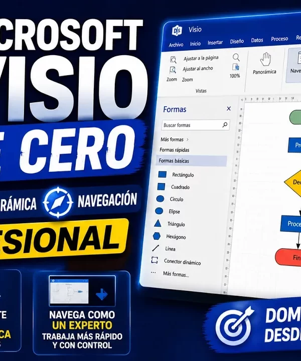 Zoom y panorámica en Microsoft Visio