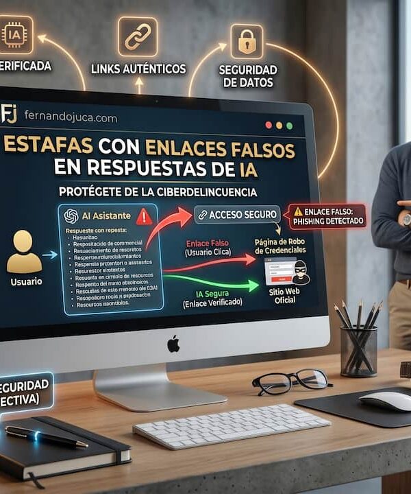 Estafas con enlaces falsos en respuestas de IA